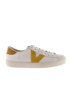 DEP.TENIS BLANCO-MOSTAZA